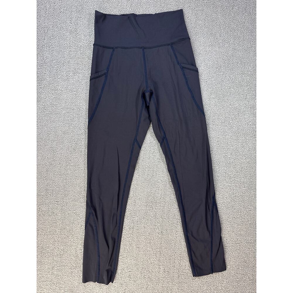P'tula Leggings Black Cropped Size Medium‎ Black Activewear Athleisure Gym